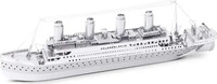 Metal Earth 502602, Metal Earth Metall-Erde Titanic Schiff silbernen Edition (502602)