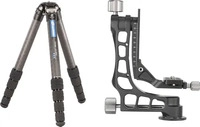 Leofoto 10906KVG, Leofoto LS-365C Ranger Tripod w/ PG-1 (Carbon, Metall) (10906KVG)