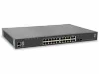 LevelOne 57081203, LevelOne 28-Port Stackable L3 Managed Gigabit Switch 2 x SFP+