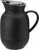 Stelton Amphora Isolierkanne, Kaffee 1 l. soft black, Thermoskanne, Schwarz