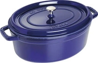 Staub 40510-290-0, Staub Br&auml;ter oval dunkelblau (Br&auml;ter + Schmortopf,...