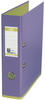Elba, Ordner, Ordner myColour, Rückenbreite: 80 mm, violett-hellgrün DIN A4,