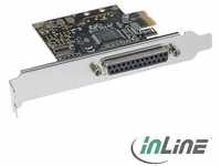 InLine 76625C, InLine Schnittstellenkarte 1x 25-pol parallel PCIe PCI-Express Moschip