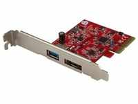 StarTech USB 3.1 PCIe-Karte - 2 Anschlusse - 1 x USB-A und 1 x eSATA - 10 GBit...
