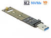 Delock Konverter für M.2 NVMe PCIe SSD mit USB 3.1 Gen 2 (12302171)