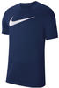 Nike, Herren, Sportshirt, PARK 20 T-SHIRT SWOOSH (S), Blau, S