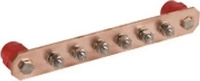 Dehn 472207, Dehn SOEHNE Potentialausgleichsschiene PAS 6AP CU o. Abdeckung (472207)
