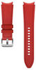 Samsung Hybrid Leather Band 20mm M/L Red (20 mm, Leder), Uhrenarmband, Rot