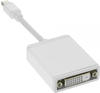 InLine Mini DisplayPort zu DVI Adapter (DVI, 16 cm) (13904655) Weiss