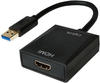 LogiLink USB 3.0 zu (HDMI, 5.10 cm) (12718798) Schwarz