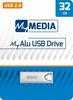 MyMedia 69273, MyMedia USB 2.0 Stick 32GB, My Alu, silber (32 GB, USB 2.0)