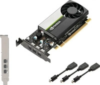 PNY VCNT400-4GB-PB, PNY Quadro T400 (4 GB, GDDR6) (VCNT400-4GB-PB) Schwarz/Grau