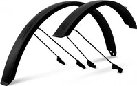 Cube Bike Mudguard Set 65 (Schutzblech Set) (23651815) Schwarz