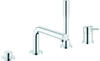 Grohe 19576002, Grohe 4-L-EH-Wannenkombi CONCETTO chr (19576002) Silber