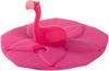 Leonardo, Kindergeschirr + Kinderbesteck, Silikonauflage PizzaGrill Bambini Flamingo,