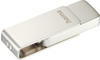 Hama USB-Stick Uni-C Rotate Pro, USB-C 3.1, 256GB, 90MB/s, Silber (256 GB, USB 3.2),