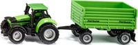 Siku 10160600000, Siku DEUTZ-FAHR mit Fortuna 2-Achs Anh?n (10160600000)