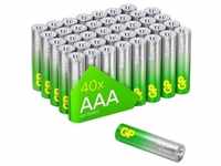 GP Batteries Micro (AAA) Batterie Super Alkaline Batterien Micro, 40er (40 Stk.,