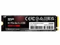 Silicon Power M.2 2280 PCIe 250GB SSD UD90 Gen4x4 NVMe 4500/1950 MB/s (250 GB,...