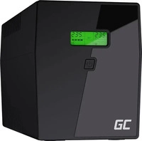 GreenCell UPS09, GreenCell 2000VA 1400W&Uuml;berspannungsschutz 230V Black - (Offline-)