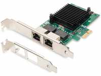 Digitus DN-10132, Digitus Dual Gigabit Ethernet PCI Express Karte (Ethernet) Silber