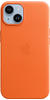 Apple MPP83ZM/A, Apple Leather Case with MagSafe (iPhone 14) Orange