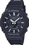 G-Shock GA-2100-1AER, G-Shock Classic (Hybrid Uhr, 45 mm) (GA-2100-1AER) Schwarz