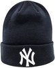 New Era, Herren, Mütze, New York Yankees MLB Essential Cuff Beanie, Blau, (One...