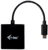 i-tec USB Typ-C zu (HDMI, 5.40 cm), Data + Video Adapter, Schwarz, Türkis