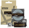 Epson C53S672096, Epson Metallic Black/Gold 24mm LK-6BKP (7 cm, Schwarz)