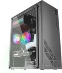 Mars Gaming MC100, Mars Gaming Boitier Moyen Tour Atx Mc100 RGB Avec Panneau Vitr&eacute;