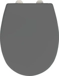Wenko 24572100, Wenko WC-Sitz mit Absenkautomatik Vorno Neo grau (24572100)