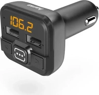 Hama 00014163, Hama FM-Transmitter mit AUX-IN + USB-IN (00014163) Schwarz