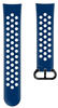 Hama Sportarmband für Fitbit Versa3/Sense, atmungsaktiv, univ., Dunkelblau/Grau (22