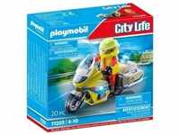 Playmobil Notarzt-Motorrad mit Blinklicht (71205, Playmobil City Life)