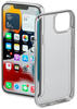 Hama Clear&Chrome (iPhone 13), Smartphone Hülle, Silber, Transparent