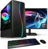 Kiebel PC Set Gaming mit 27 Zoll TFT Cobra AMD Ryzen 5 5500, 16GB DDR4, NVIDIA...