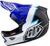 Troy Lee Designs D3 Fiberlite Helmet (58 - 59 cm) Blau/Schwarz/Weiss