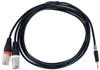 Sommer Cable HBA-3SM2-0300 Audio Adapterkabel [1x XLR-Stecker 3 polig - 1x Klink,