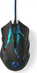 Nedis GMWD210BK, Nedis Gaming Mouse | Verdrahtet | 1200 / 1800 / 2400 / 3600 dpi 