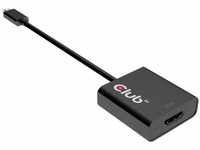 Club 3D CAC-2504, Club 3D USB Typ-C zu (HDMI, 10 cm) Schwarz