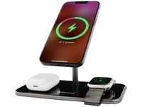 Intenso 7410810, Intenso 3in1 Magnetic Wireless Charger MB13 schwarz (30 W)