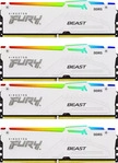 Kingston KF560C40BWAK4-64, Kingston Fury Beast RGB (4 x 16GB, 4800 MHz, DDR5-RAM,