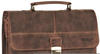 Greenburry, Handtasche, Vintage Aktentasche Leder 38 cm mit 2 Hauptfächern