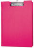 Maul 2339222, Maul Klemmbrett-Mappe mit Folienberzug, DIN A4, pink (21 x 29.5 cm)