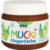 Mucki 23111, Mucki Fingerfarbe (Braun, 150 ml)