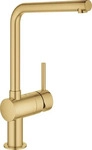 Grohe 31375GN0, Grohe Einhand-Sp&uuml;ltischbatterie Minta 1/2Zoll, L-Auslauf cool