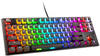 Ducky One 3 Aura Black TKL Gaming Tastatur, RGB LED - Gateron Baby Kangaroo (US)
