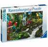 Ravensburger 00.017.111, Ravensburger Bunte Papageien im Dschungel (2000 Teile)