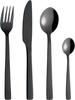 RAW Cutlery set Stainless Steel - Black - 48 pcs, Besteck, Schwarz
